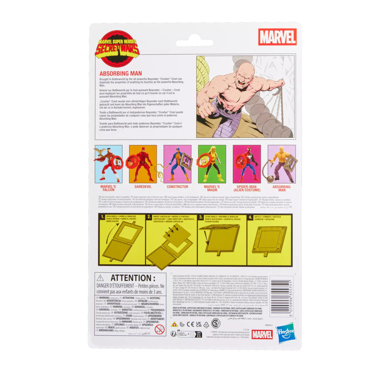 Hasbro Marvel Legends Series - Absorbing Man - Secret Wars serie 2