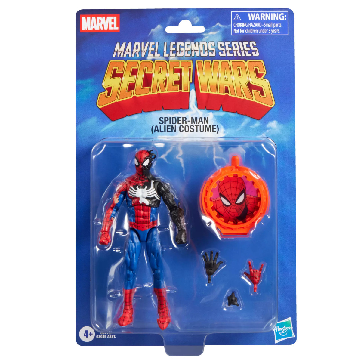 Hasbro Marvel Legends Series - Spider-Man (Alien Kostüm) - Secret Wars serie 2
