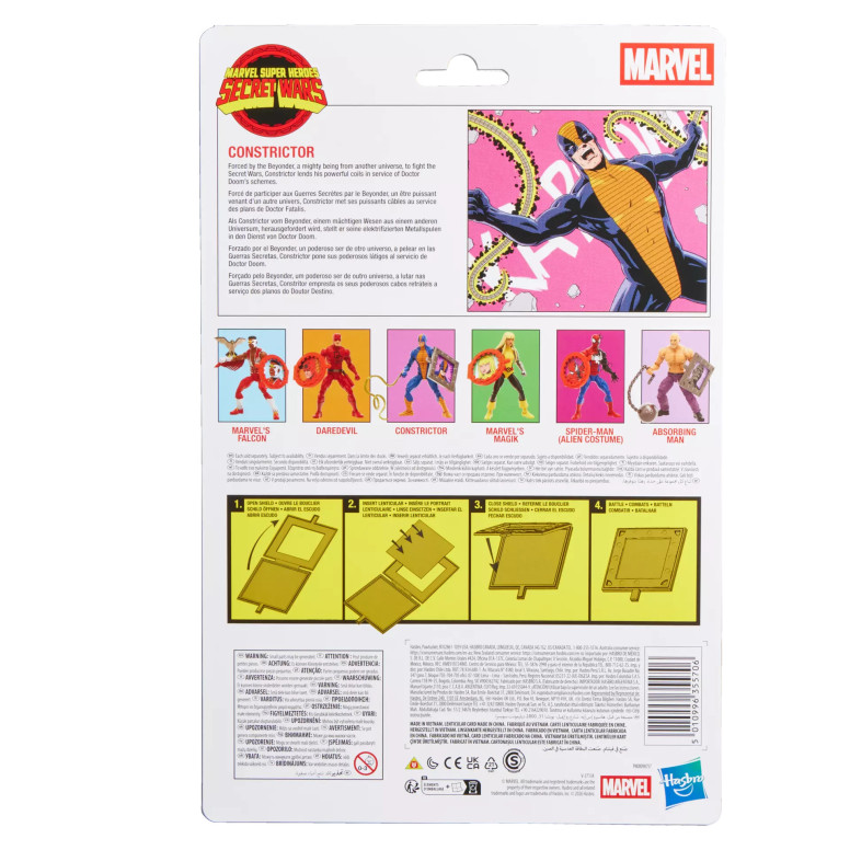 Hasbro Marvel Legends Series - Constrictor - Secret Wars serie 2
