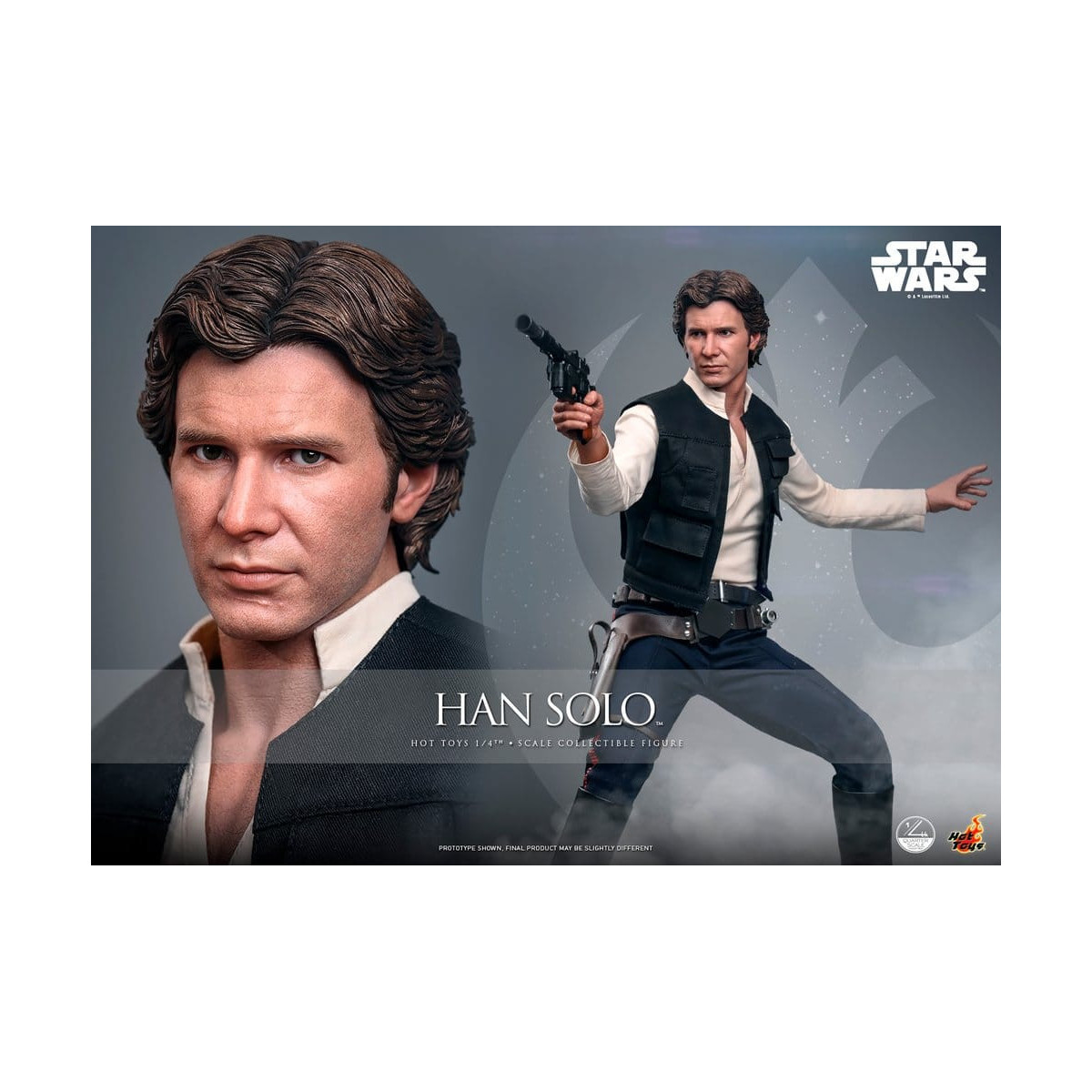 Hot Toys Star Wars Episode IV - Han Solo Movie Quarter Scale Collectible Figure