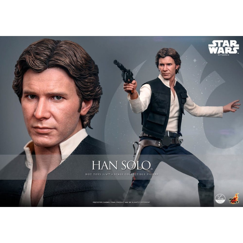 Hot Toys Star Wars Episode IV - Han Solo Movie Quarter Scale Collectible Figure