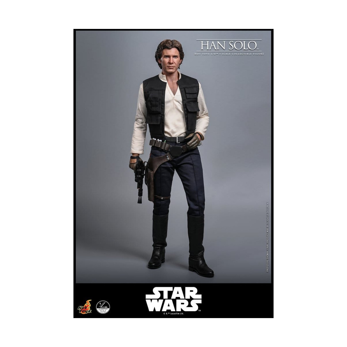 Hot Toys Star Wars Episode IV - Han Solo Movie Quarter Scale Collectible Figure