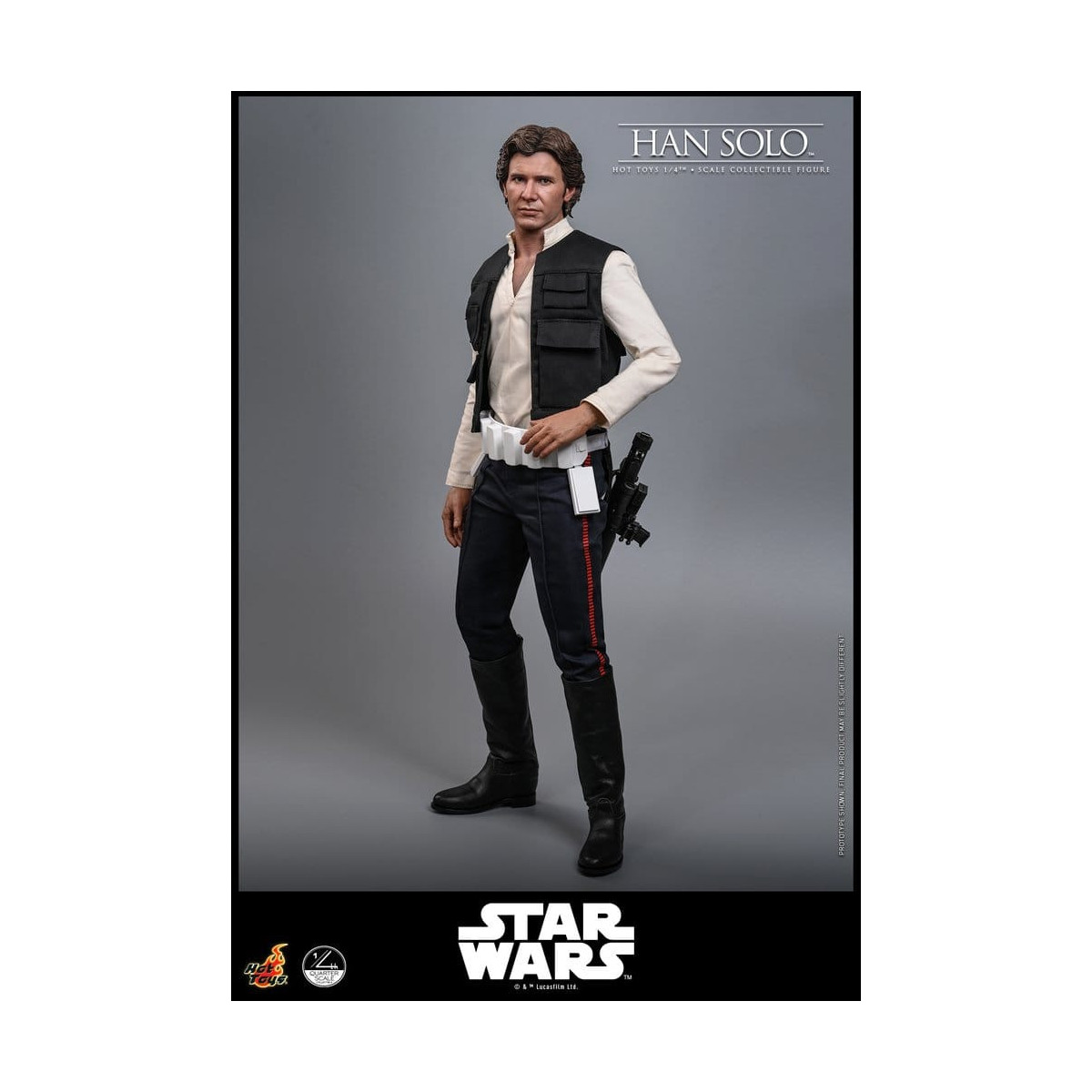 Hot Toys Star Wars Episode IV - Han Solo Movie Quarter Scale Collectible Figure