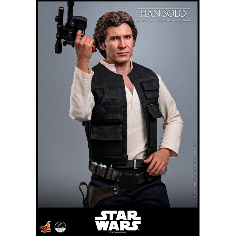 Hot Toys Star Wars Episode IV - Han Solo Movie Quarter Scale Collectible Figure