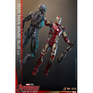 Hot Toys Iron Man Avengers 2 Age of Ultron - Iron Man Mark XLIII (2.0) Deluxe Version Die Cast MMS 1/6