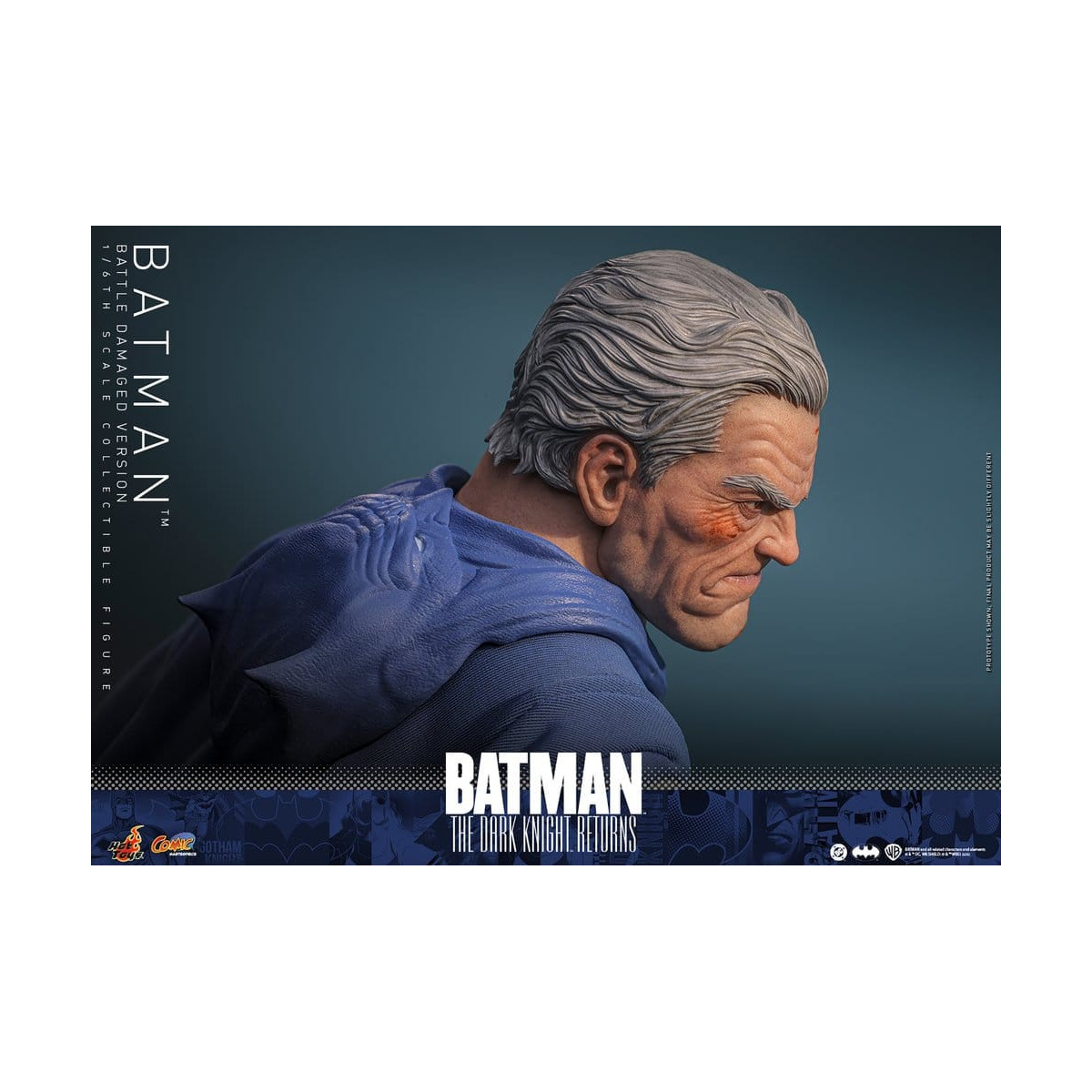 Hot Toys - BATMAN - Batman: The Dark Knight Returns (Battle Damaged Version) Comic Masterpiece 1/6