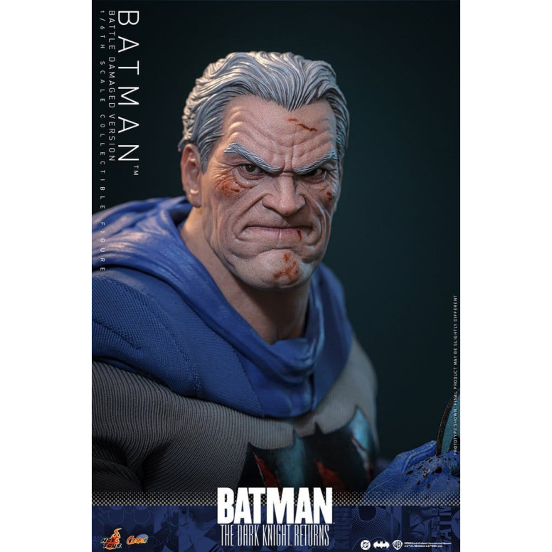 Hot Toys - BATMAN - Batman: The Dark Knight Returns (Battle Damaged Version) Comic Masterpiece 1/6