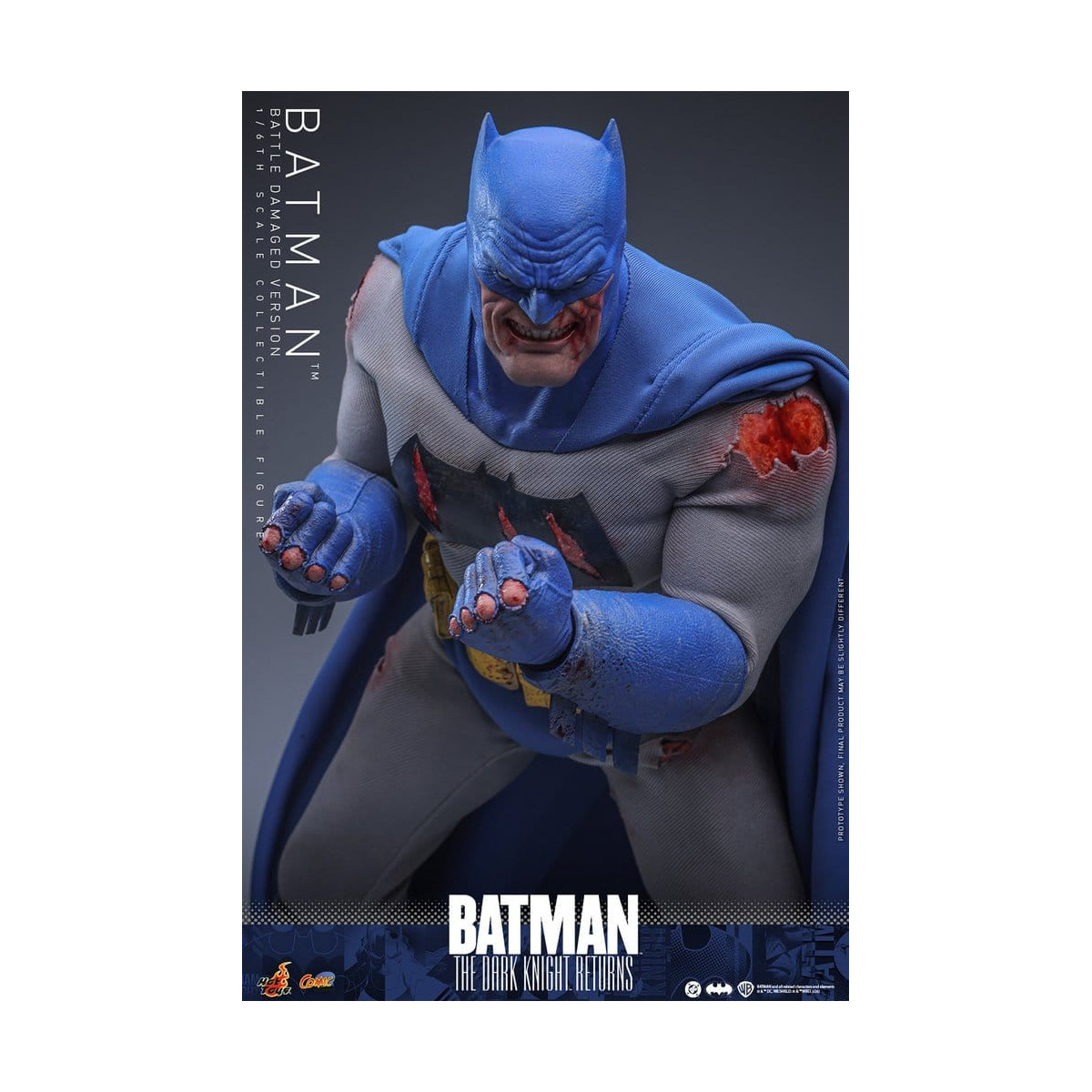 Hot Toys - BATMAN - Batman: The Dark Knight Returns (Battle Damaged Version) Comic Masterpiece 1/6