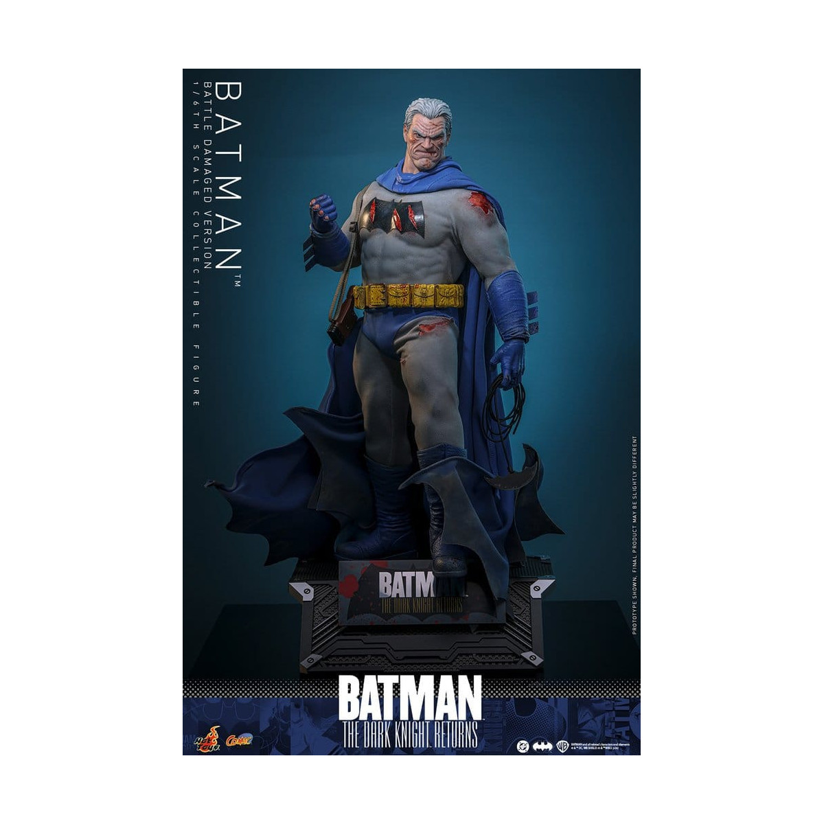 Hot Toys - BATMAN - Batman: The Dark Knight Returns (Battle Damaged Version) Comic Masterpiece 1/6