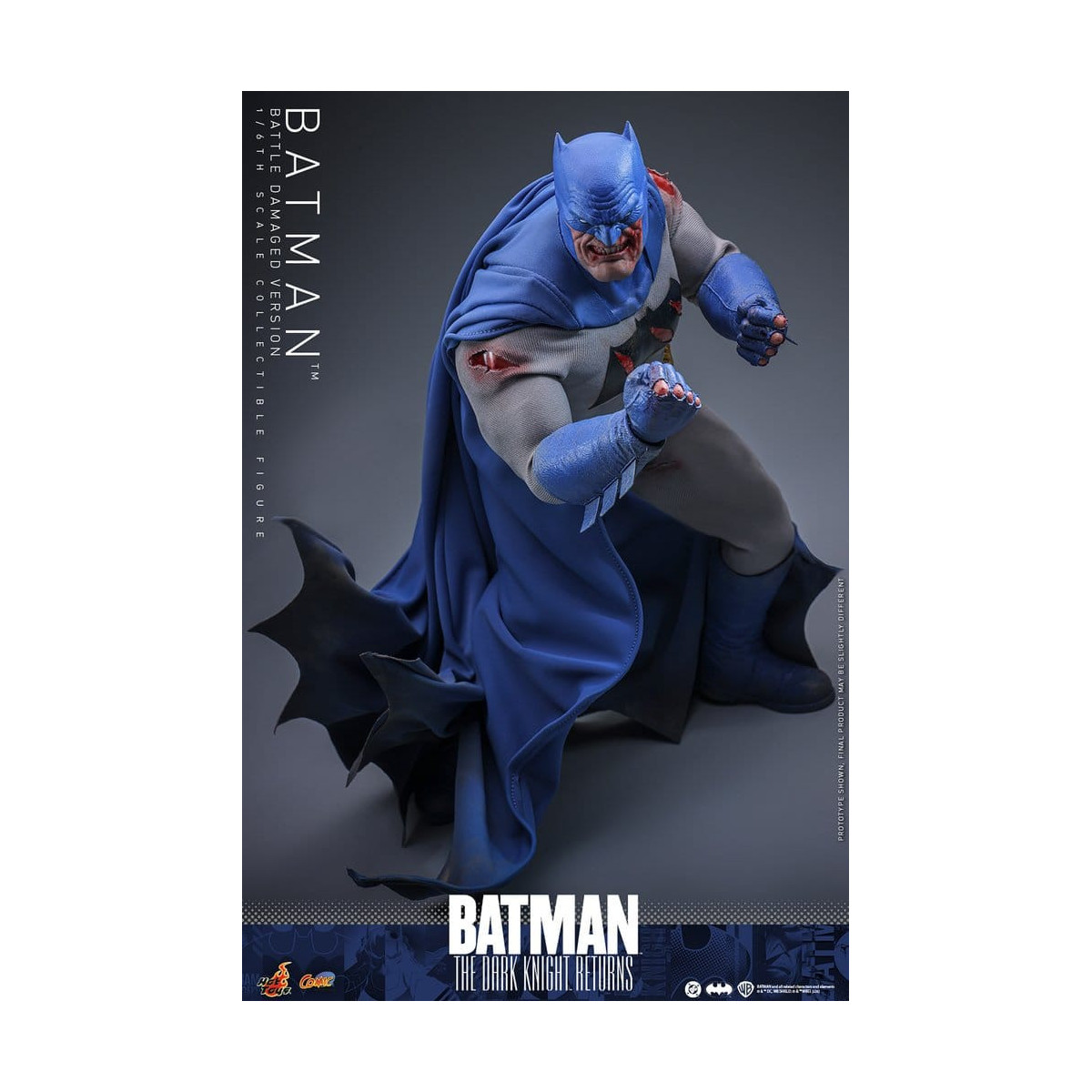 Hot Toys - BATMAN - Batman: The Dark Knight Returns (Battle Damaged Version) Comic Masterpiece 1/6