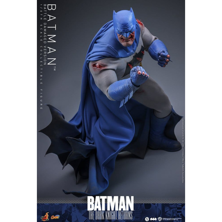 Hot Toys - BATMAN - Batman: The Dark Knight Returns (Battle Damaged Version) Comic Masterpiece 1/6