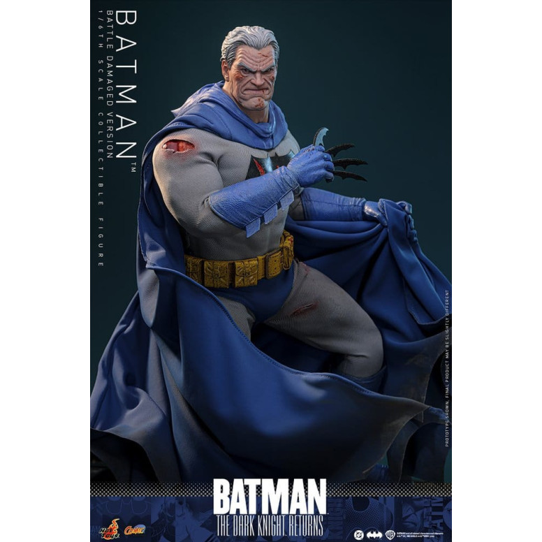 Hot Toys - BATMAN - Batman: The Dark Knight Returns (Battle Damaged Version) Comic Masterpiece 1/6