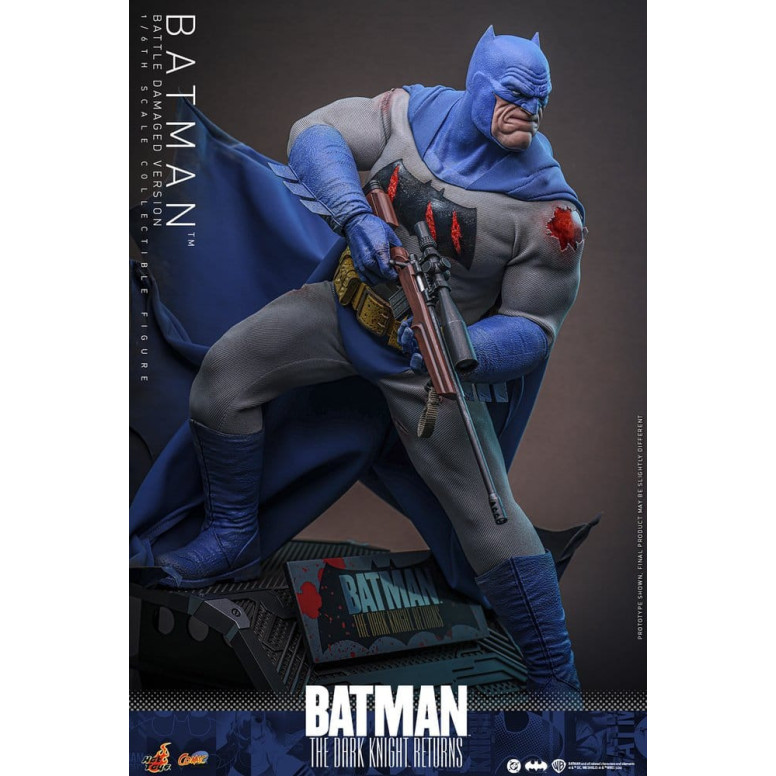 Hot Toys - BATMAN - Batman: The Dark Knight Returns (Battle Damaged Version) Comic Masterpiece 1/6