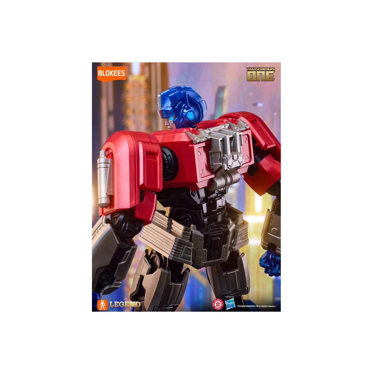 Blokees Transformers: ONE - Action Edition Light Up Optimus Prime (Orion Pax)
