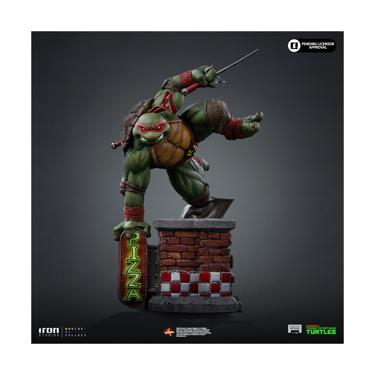 Iron Studios - TMNT - Raphael Unleashed Art Scale 1/10 - Teenage Mutant Ninja Turtles
