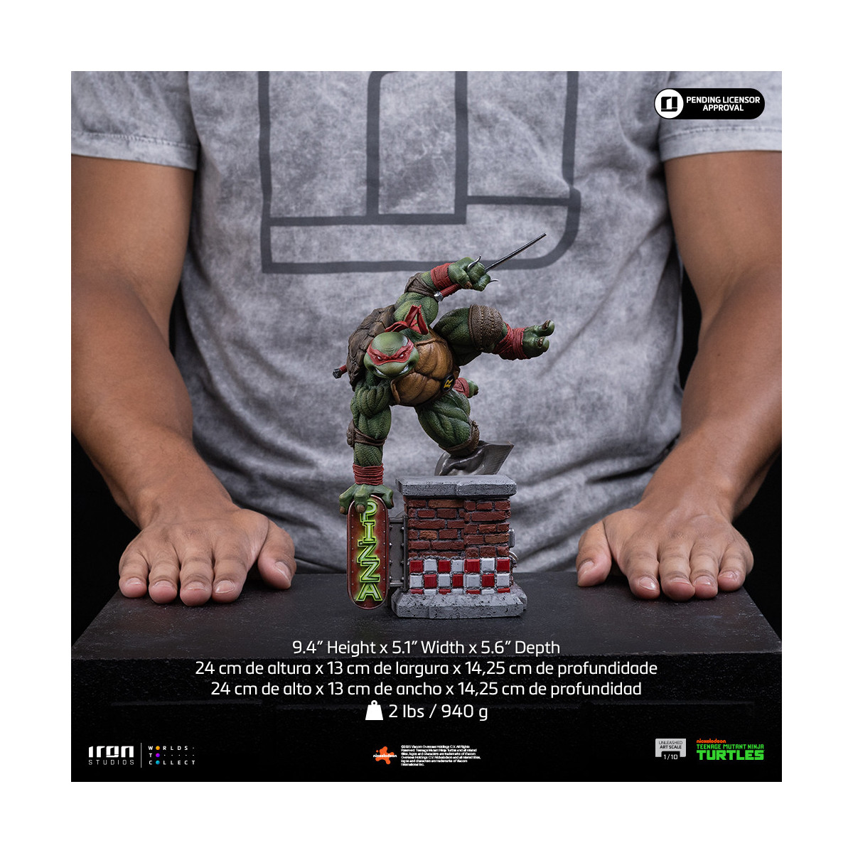 Iron Studios - TMNT - Raphael Unleashed Art Scale 1/10 - Teenage Mutant Ninja Turtles
