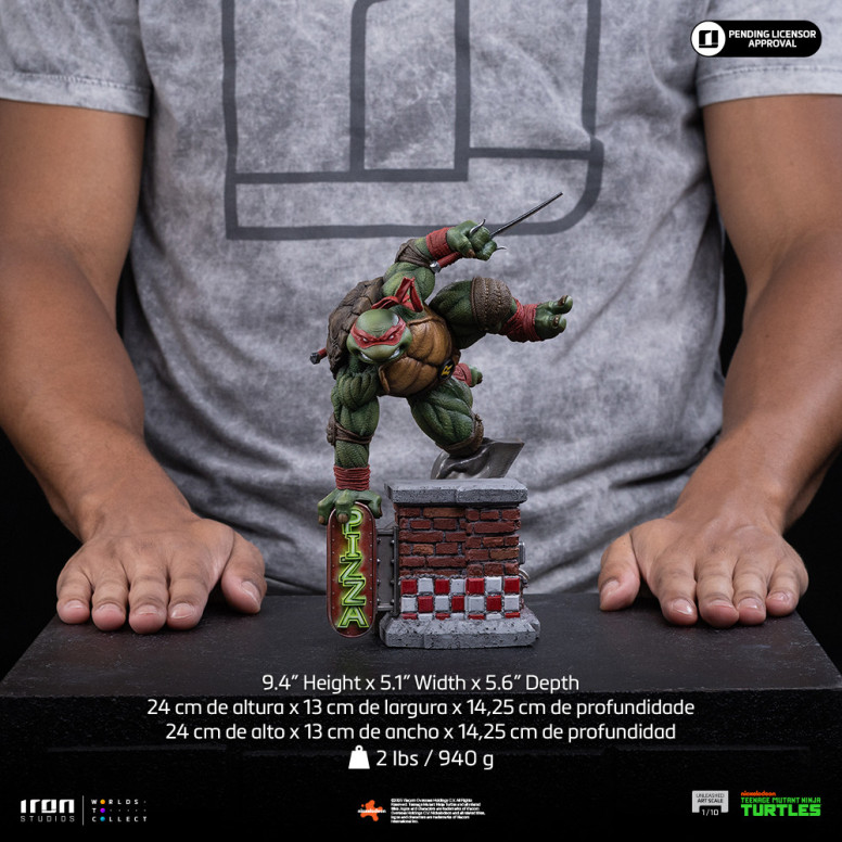 Iron Studios - TMNT - Raphael Unleashed Art Scale 1/10 - Teenage Mutant Ninja Turtles