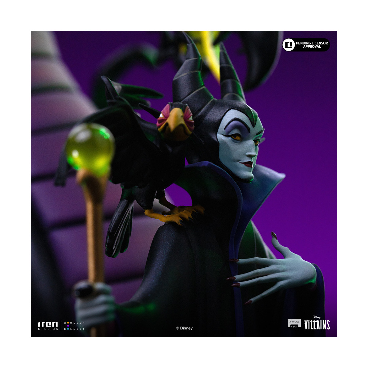 Iron Studios - Disney Villains Maleficent Art Scale 1/10 - Maleficent - La bella addormentata nel bosco