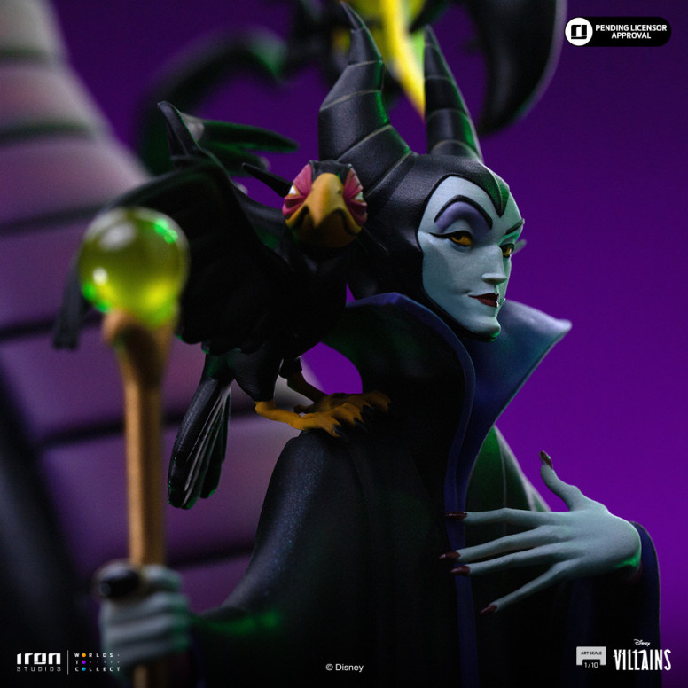 Iron Studios - Disney Villains Maleficent Art Scale 1/10 - Maleficent - La bella addormentata nel bosco