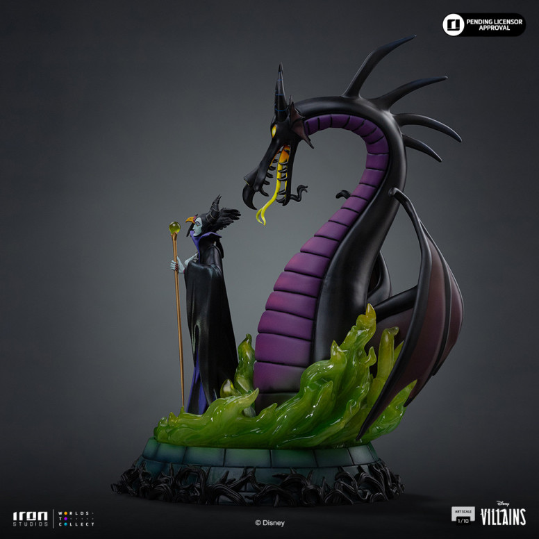 Iron Studios - Disney Villains Maleficent Art Scale 1/10 - Maleficent - La bella addormentata nel bosco