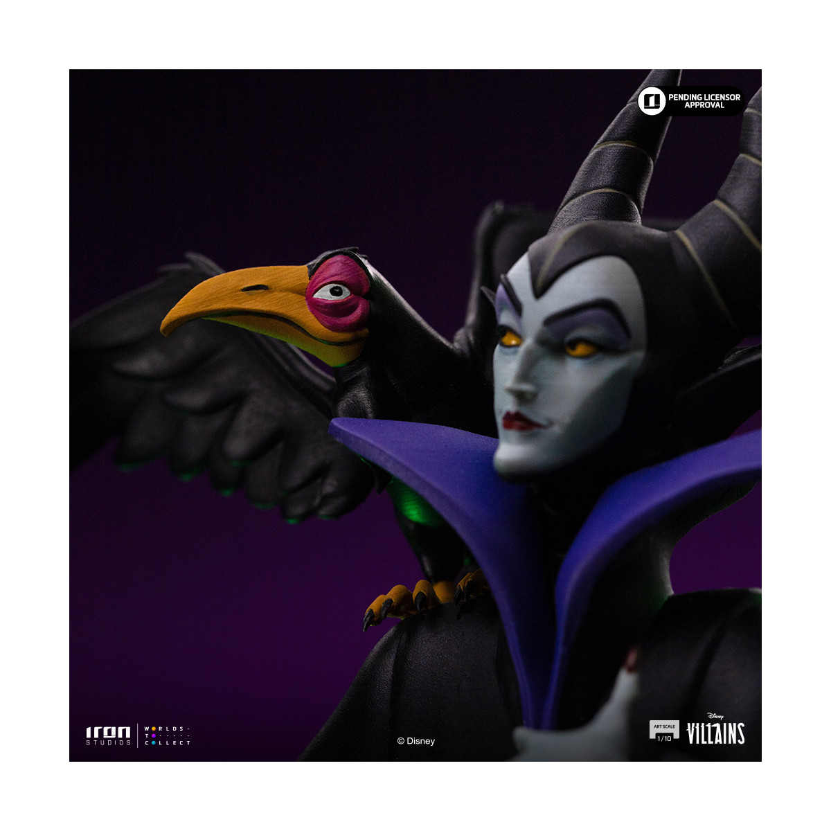 Iron Studios - Disney Villains Maleficent Art Scale 1/10 - Maleficent - La bella addormentata nel bosco