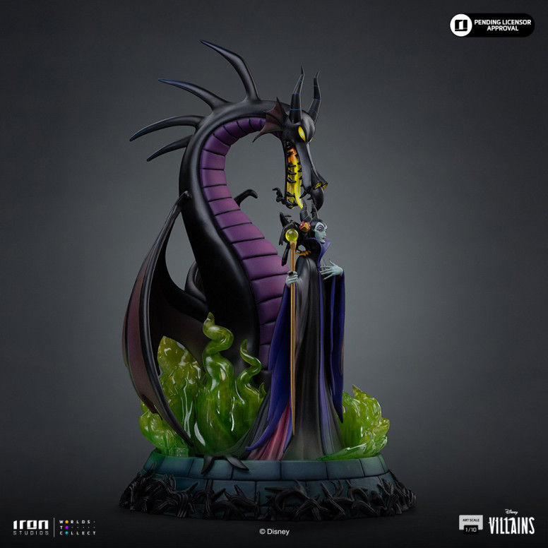 Iron Studios - Disney Villains Maleficent Art Scale 1/10 - Maleficent - La bella addormentata nel bosco