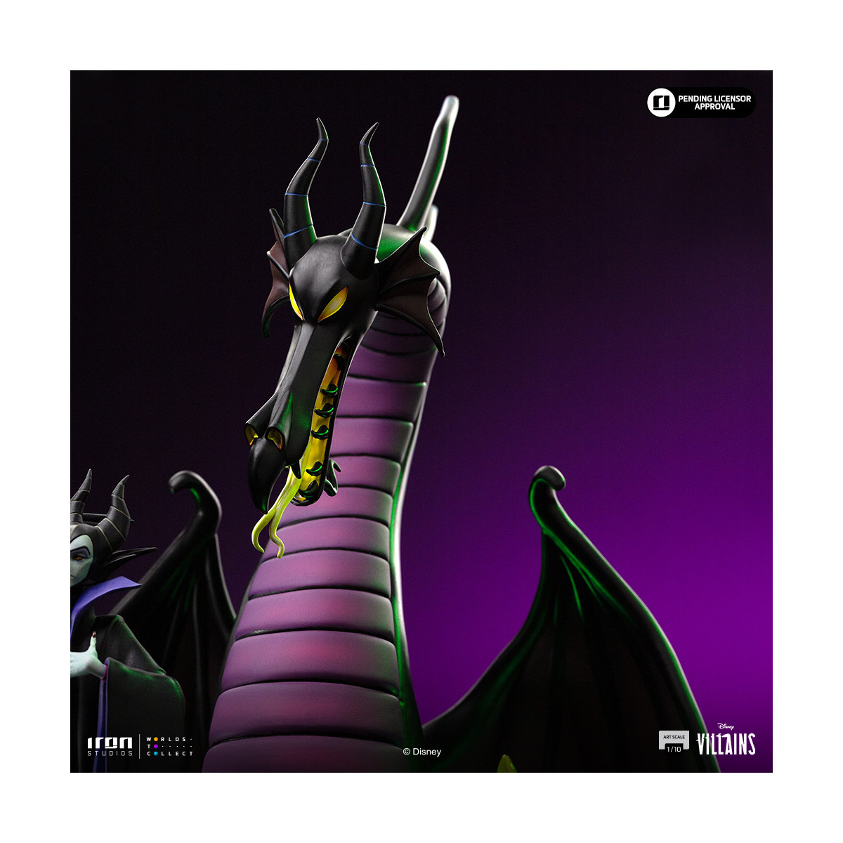 Iron Studios - Disney Villains Maleficent Art Scale 1/10 - Maleficent - La bella addormentata nel bosco
