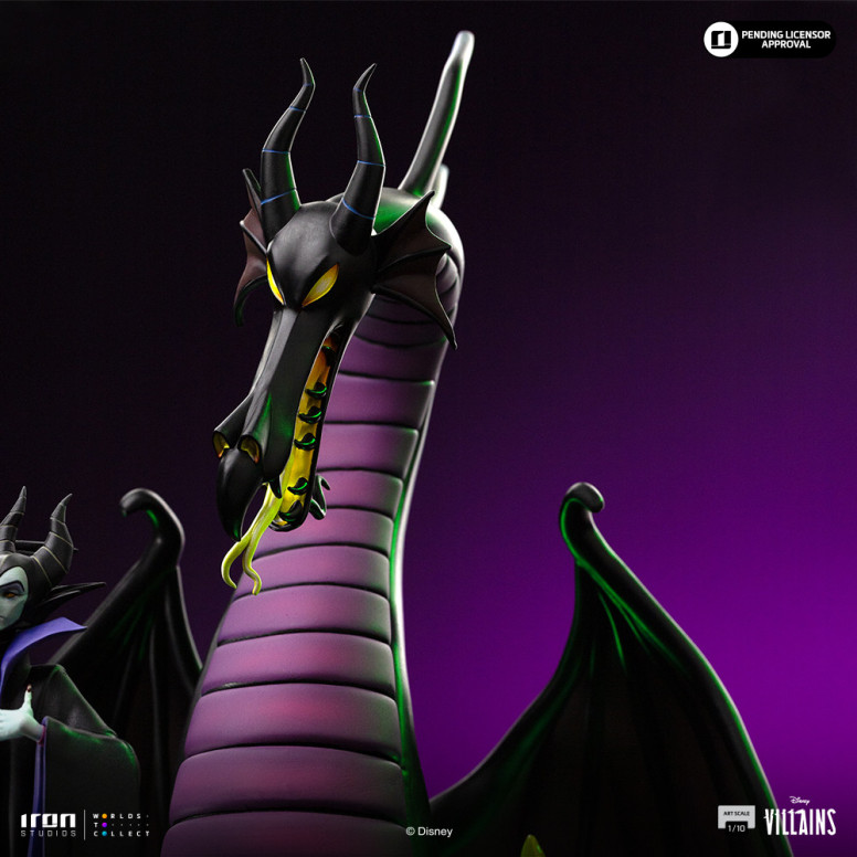 Iron Studios - Disney Villains Maleficent Art Scale 1/10 - Maleficent - La bella addormentata nel bosco