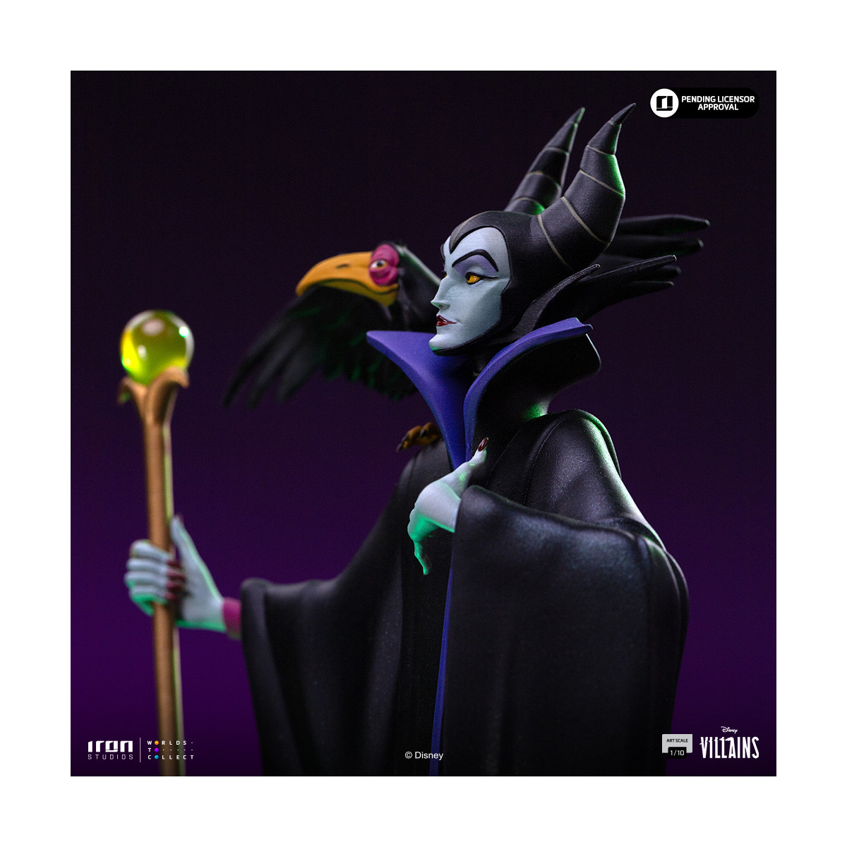Iron Studios - Disney Villains Maleficent Art Scale 1/10 - Maleficent - La bella addormentata nel bosco