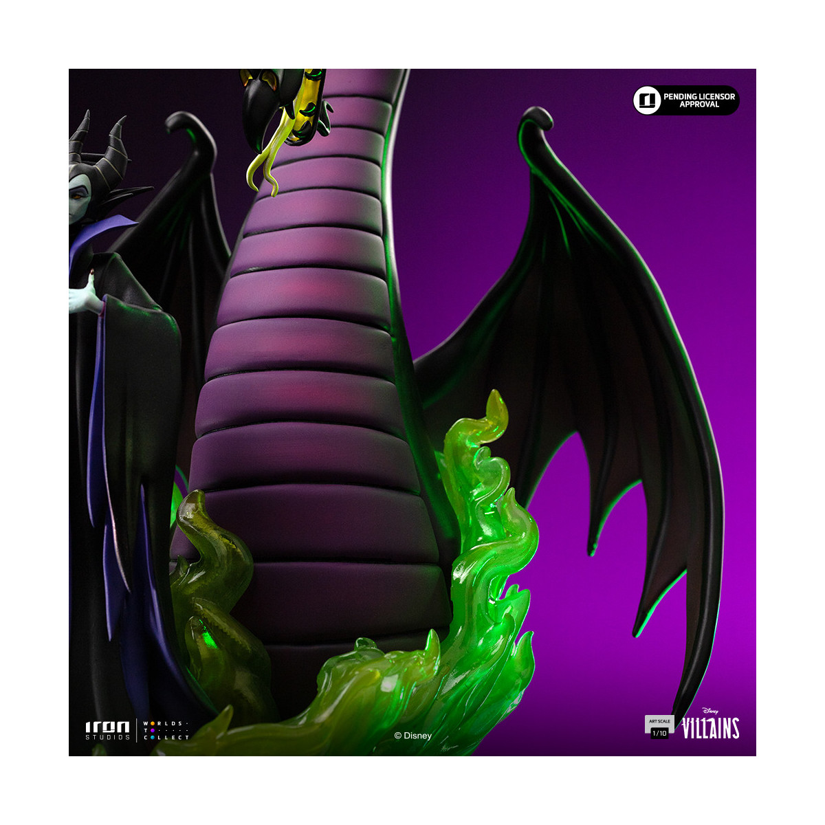 Iron Studios - Disney Villains Maleficent Art Scale 1/10 - Maleficent - La bella addormentata nel bosco