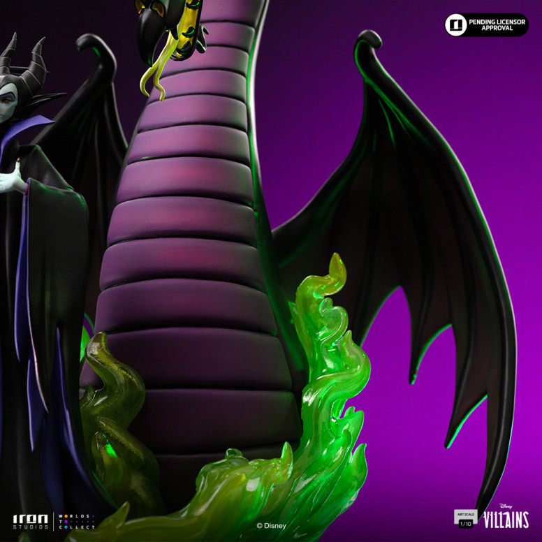 Iron Studios - Disney Villains Maleficent Art Scale 1/10 - Maleficent - La bella addormentata nel bosco
