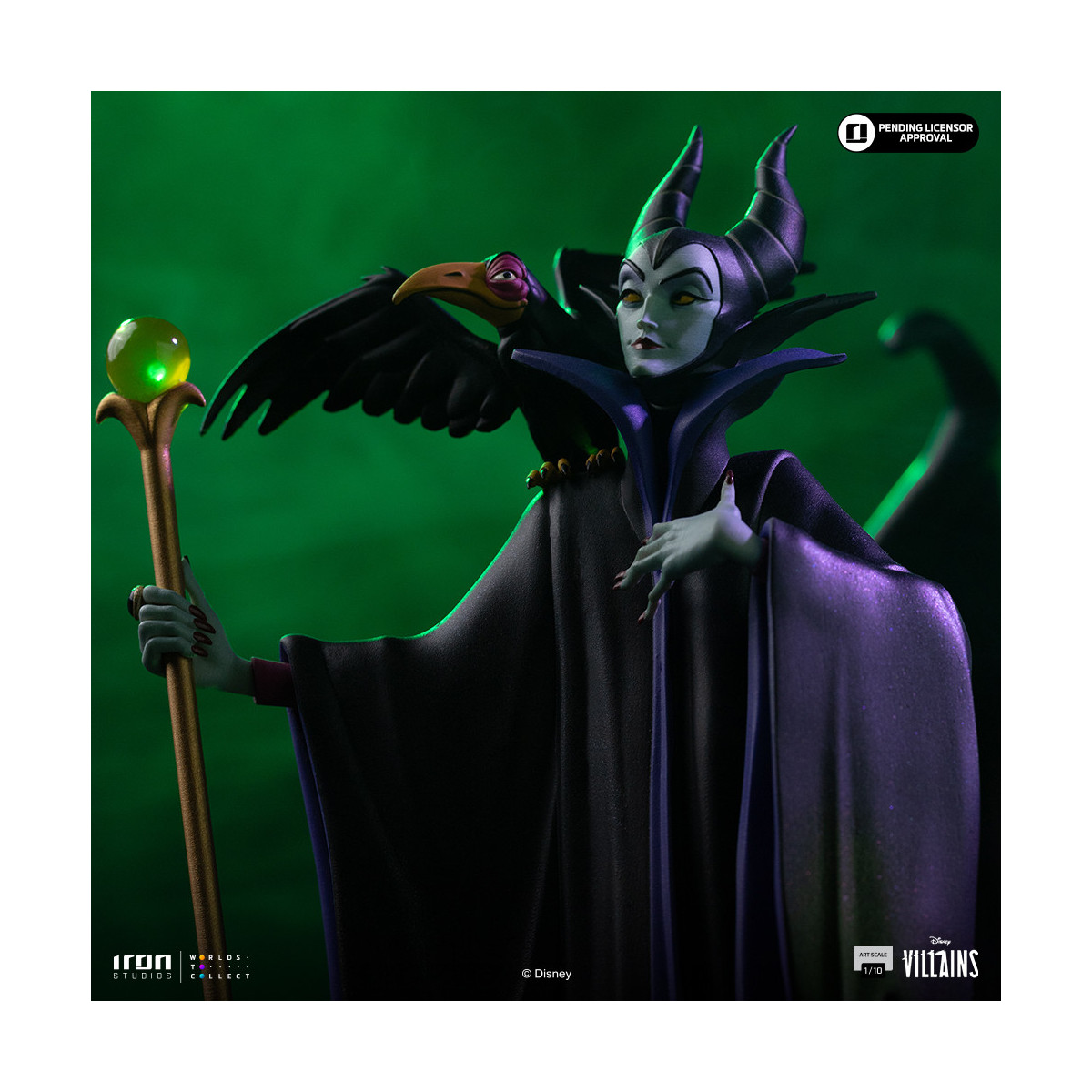 Iron Studios - Disney Villains Maleficent Art Scale 1/10 - Maleficent - La bella addormentata nel bosco