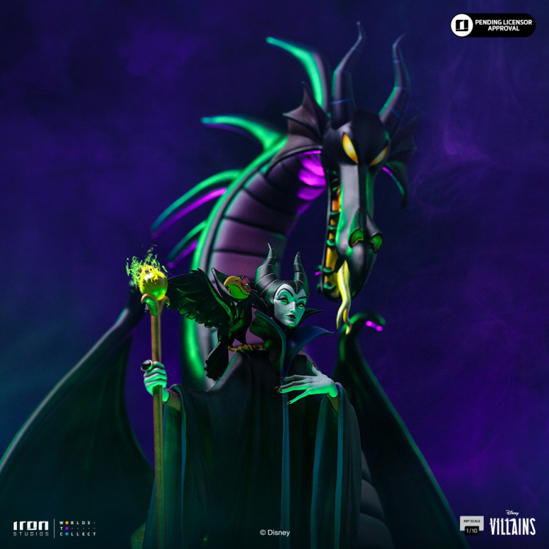 Iron Studios - Disney Villains Maleficent Art Scale 1/10 - Maleficent - La bella addormentata nel bosco