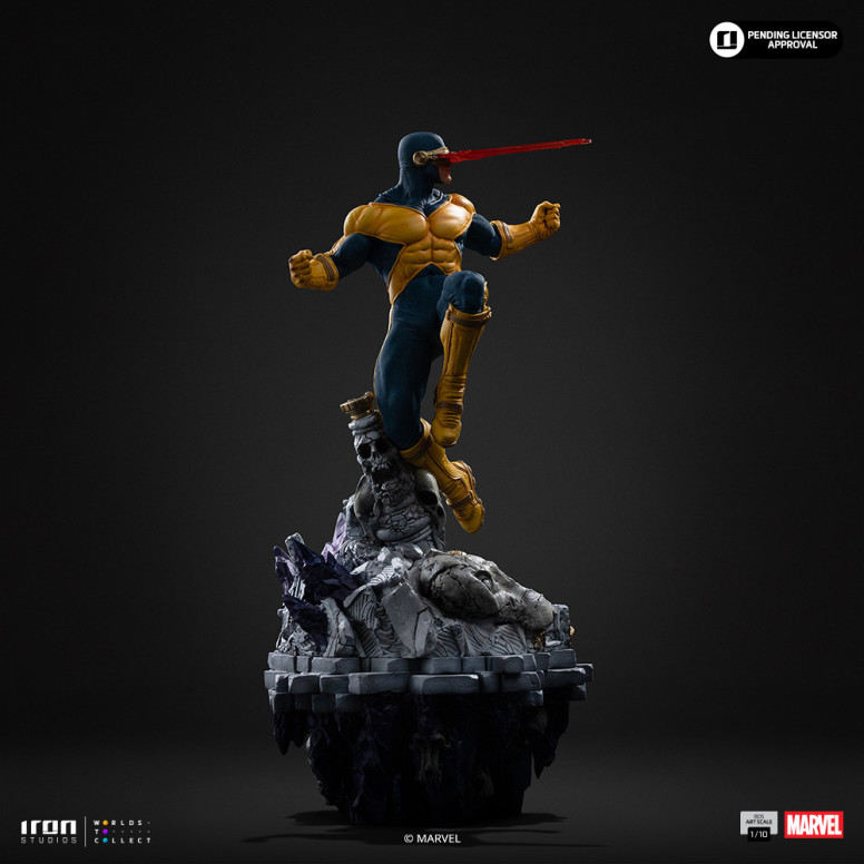 Iron Studios Marvel - Cyclop Deluxe Art Scale 1/10 - Infinity Gauntlet Diorama