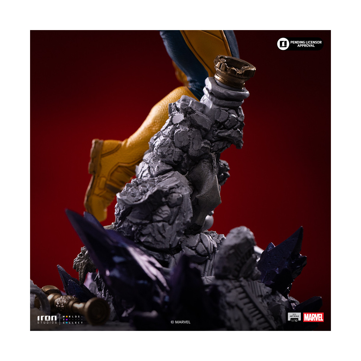 Iron Studios Marvel - Cyclop Deluxe Art Scale 1/10 - Infinity Gauntlet Diorama