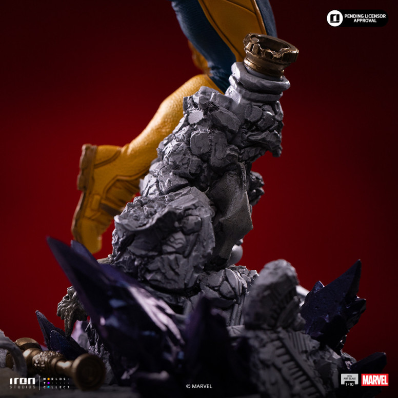 Iron Studios Marvel - Cyclop Deluxe Art Scale 1/10 - Infinity Gauntlet Diorama