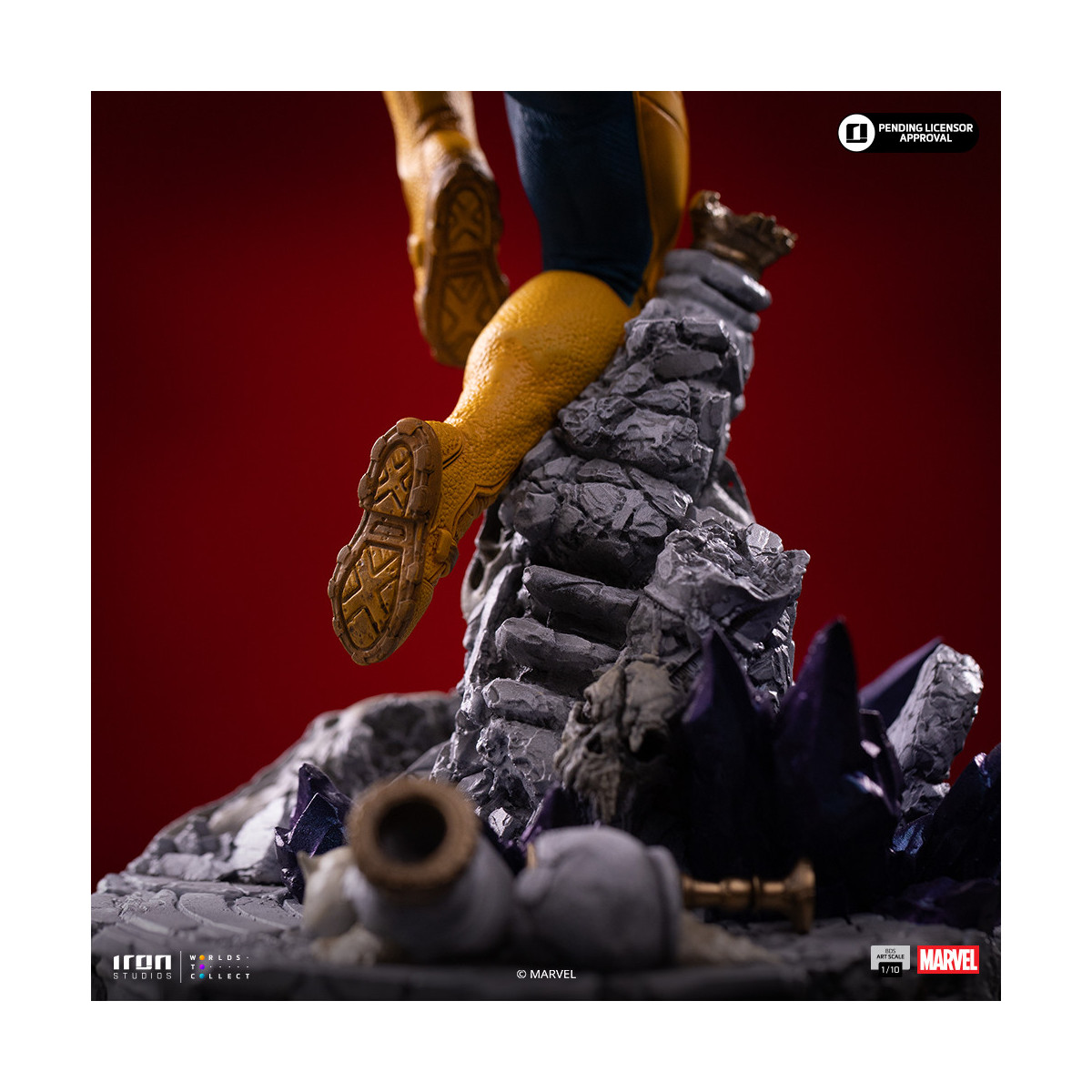 Iron Studios Marvel - Cyclop Deluxe Art Scale 1/10 - Infinity Gauntlet Diorama