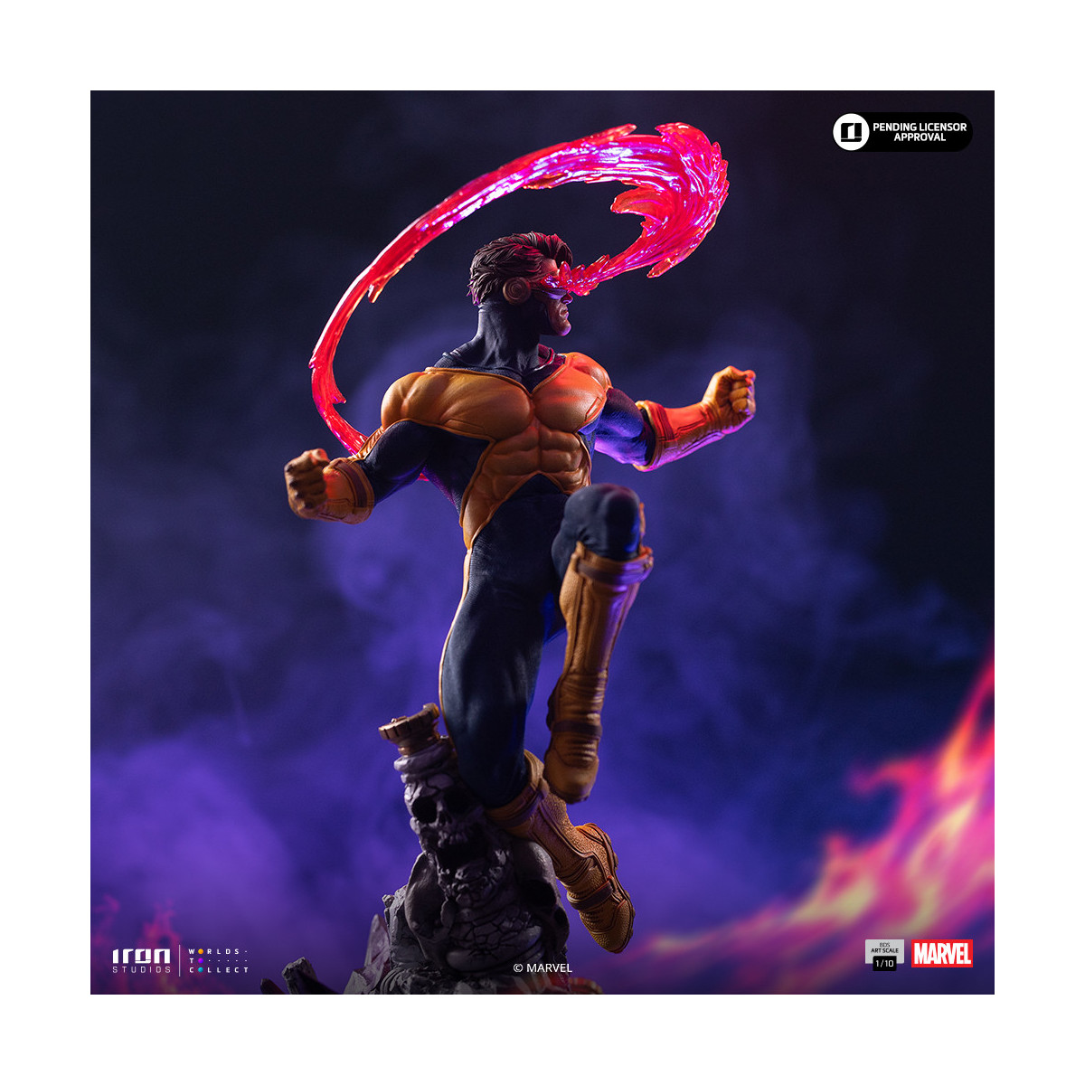 Iron Studios Marvel - Cyclop Deluxe Art Scale 1/10 - Infinity Gauntlet Diorama