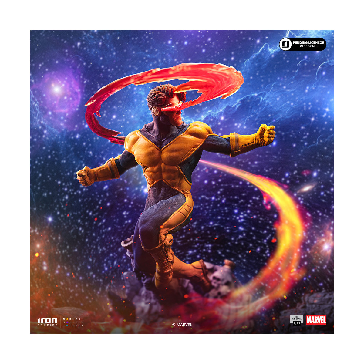 Iron Studios Marvel - Cyclop Deluxe Art Scale 1/10 - Infinity Gauntlet Diorama