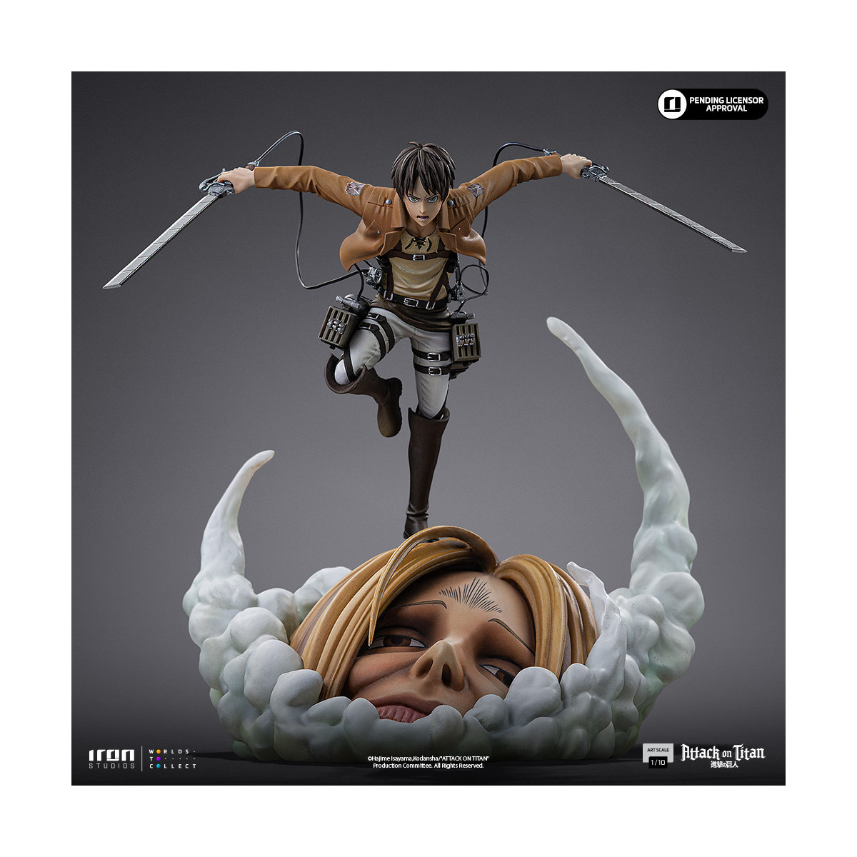 Iron Studios - Attack on Titan - Eren Yeager Art Scale 1/10 - die'Attack on Titan