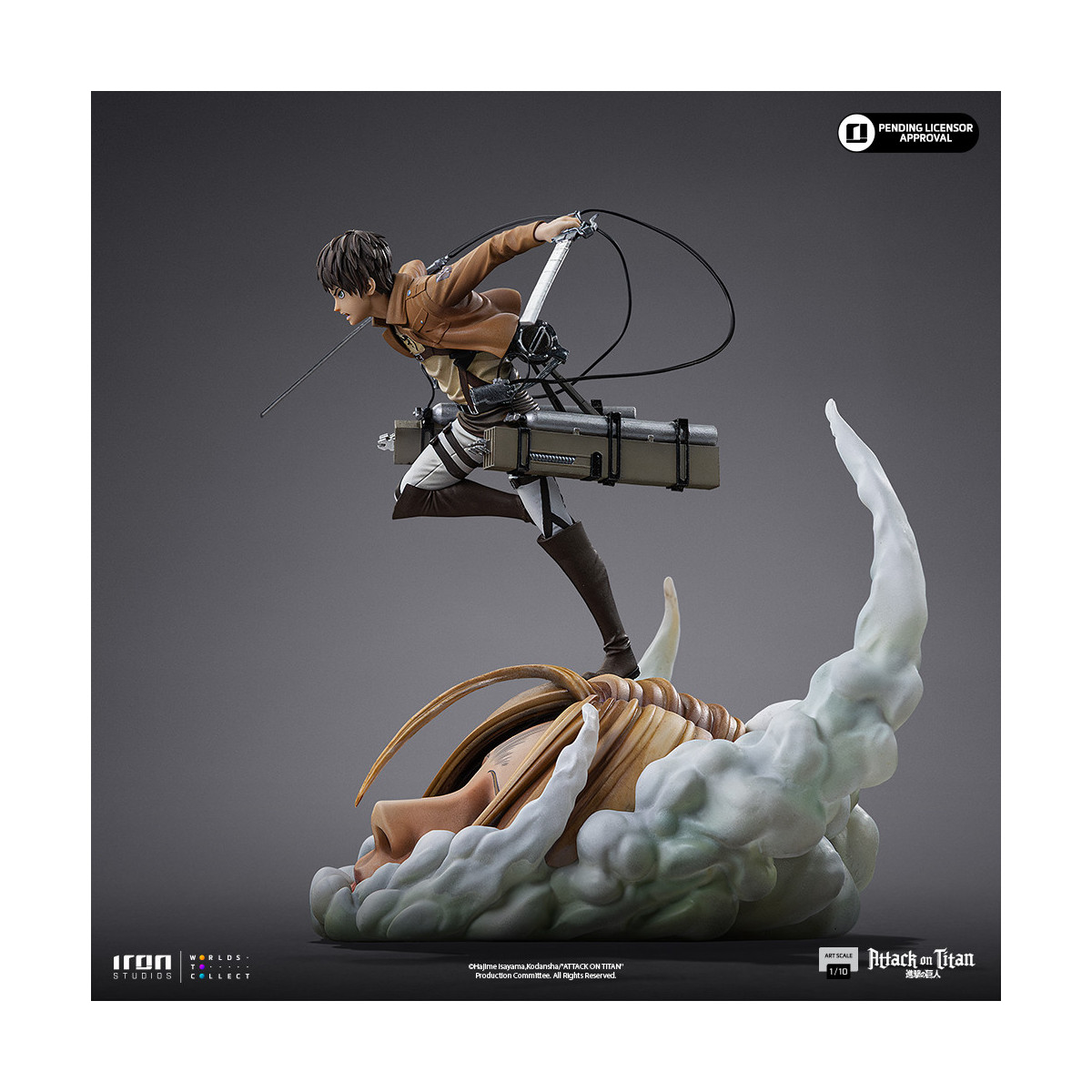 Iron Studios - Attack on Titan - Eren Yeager Art Scale 1/10 - die'Attack on Titan