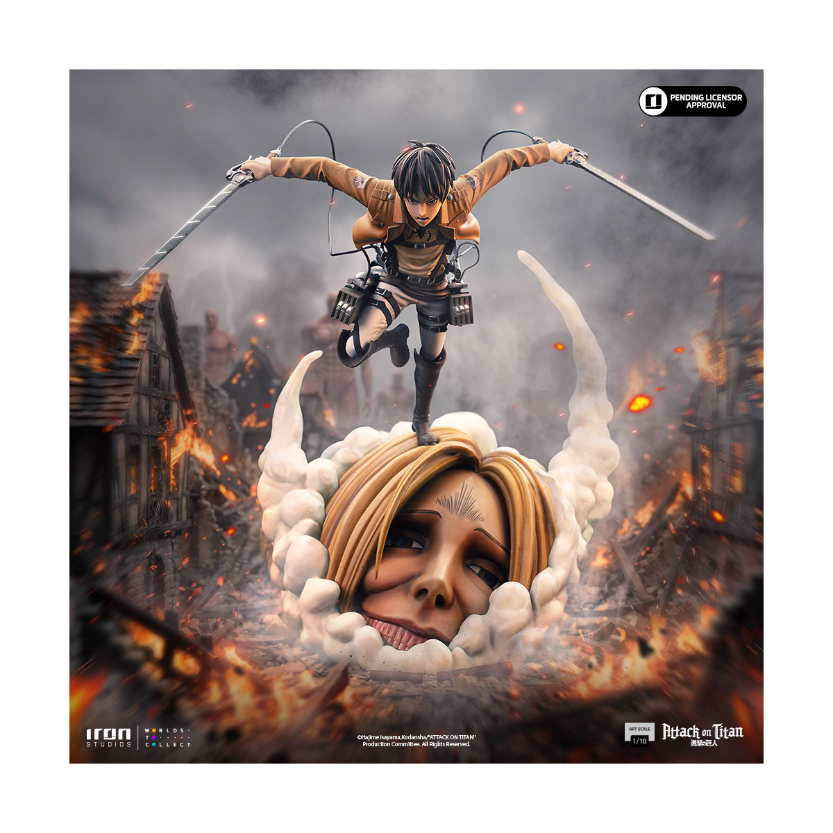 Iron Studios - Attack on Titan - Eren Yeager Art Scale 1/10 - die'Attack on Titan