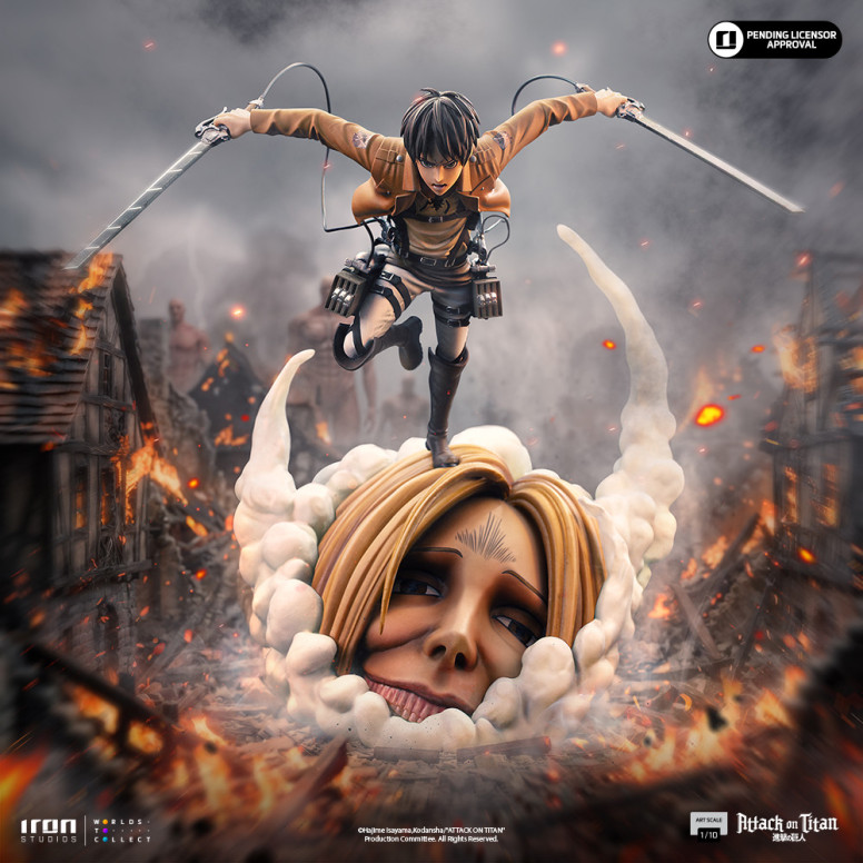 Iron Studios - Attack on Titan - Eren Yeager Art Scale 1/10 - die'Attack on Titan