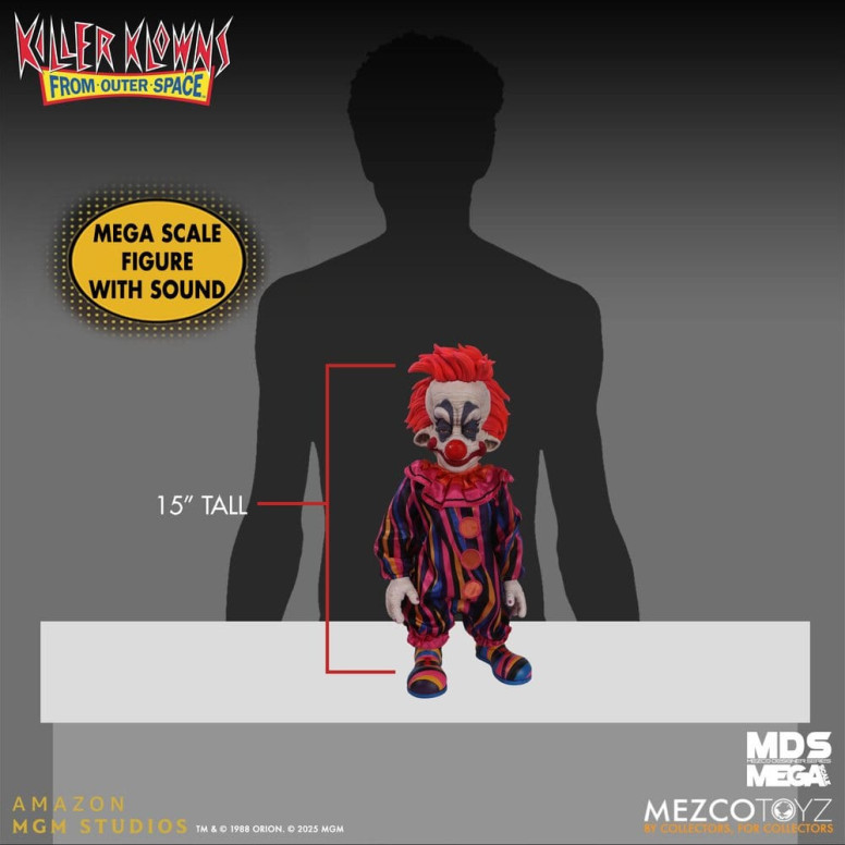 Mezco - Killer-Clowns aus anderen Ländern - Mega Scale RUDY - Mega Designer Series Killer Klowns from Outer Space