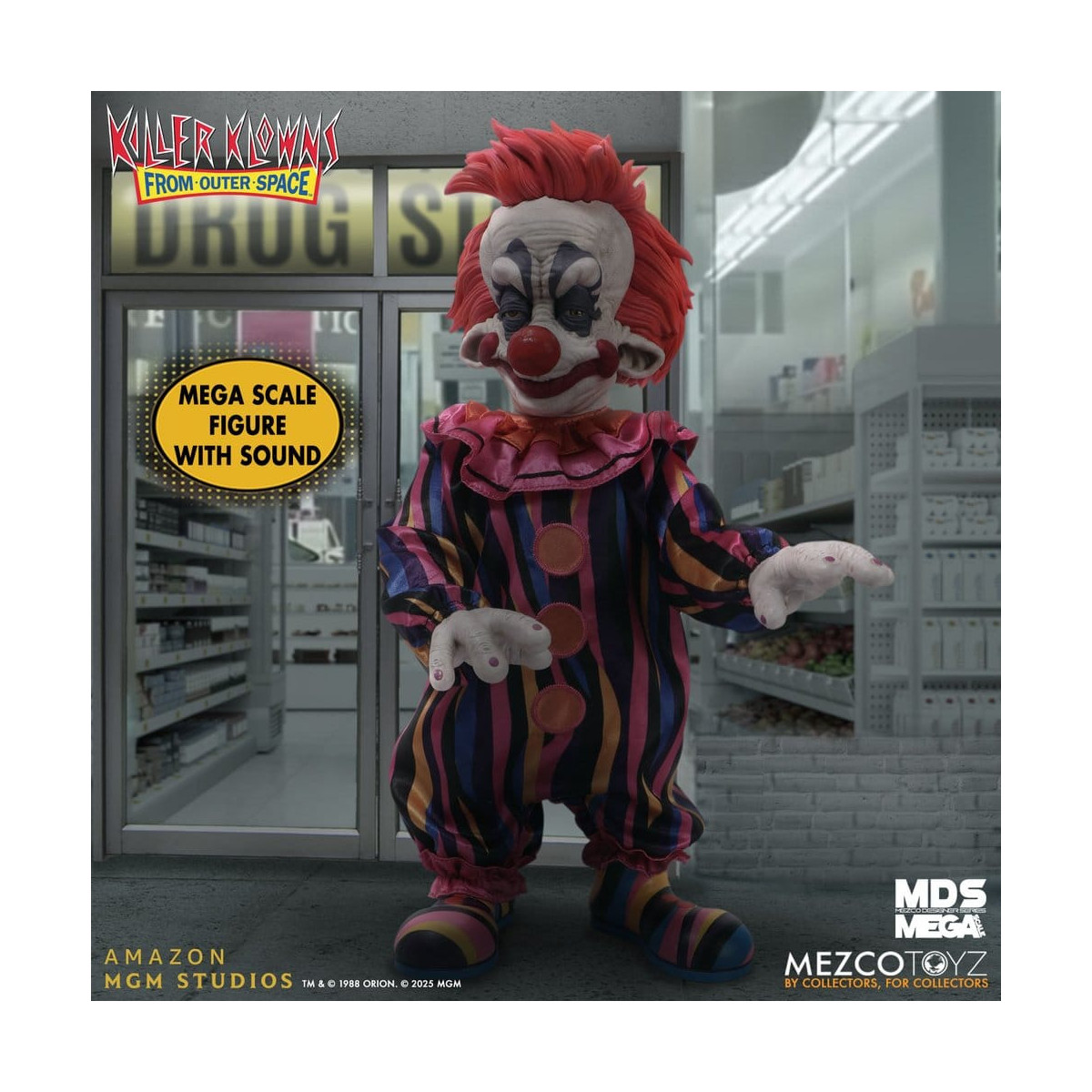 Mezco - Killer-Clowns aus anderen Ländern - Mega Scale RUDY - Mega Designer Series Killer Klowns from Outer Space