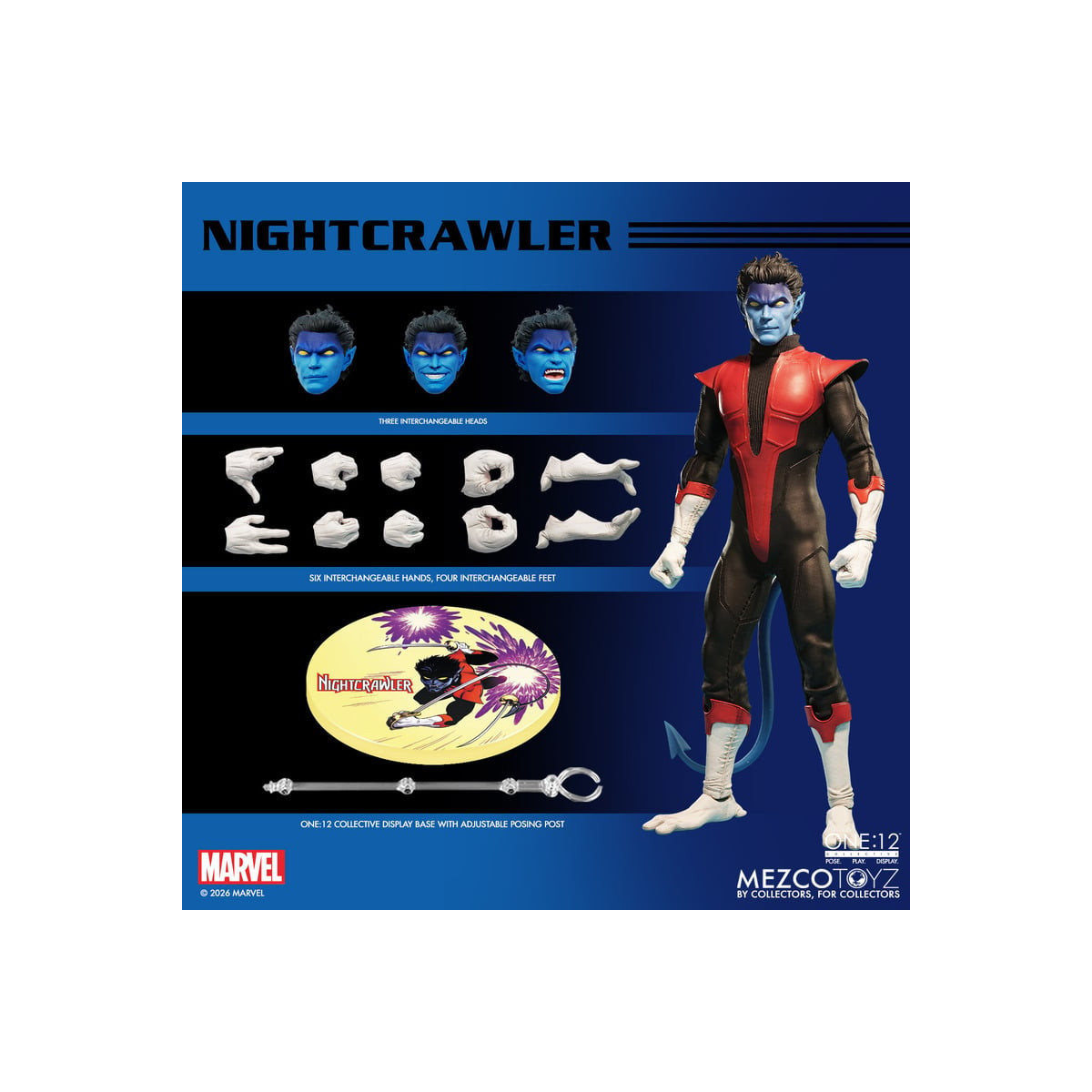 Mezco One 12 - Nightcrawler - X-Men Diablo