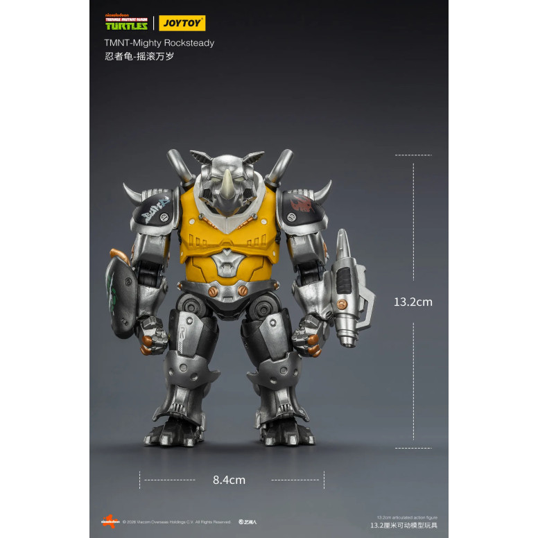 JoyToy TMNT - Mighty Rocksteady - Teenage Mutant Ninja Turtles 1/18