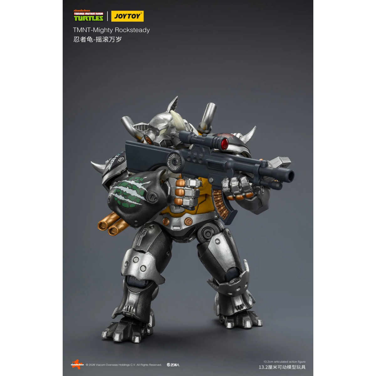 JoyToy TMNT - Mighty Rocksteady - Teenage Mutant Ninja Turtles 1/18