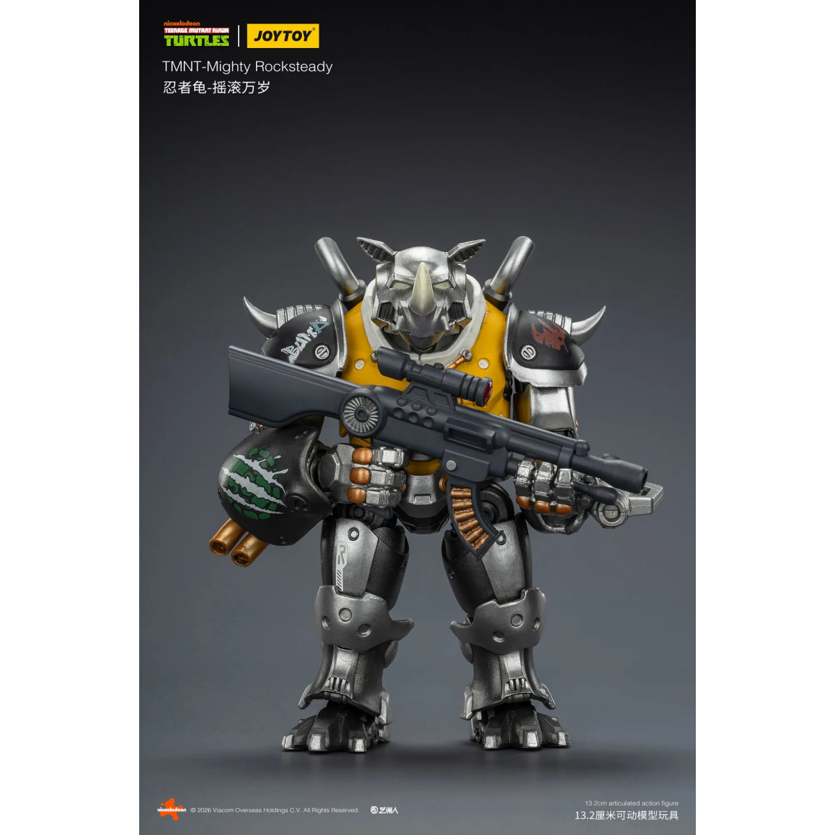 JoyToy TMNT - Mighty Rocksteady - Teenage Mutant Ninja Turtles 1/18