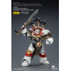 JoyToy - White Scars - Legion Praetor in Cataphractii Terminator Armour with Cyber Hawk, Chogorian sword and combi-melta 1/18